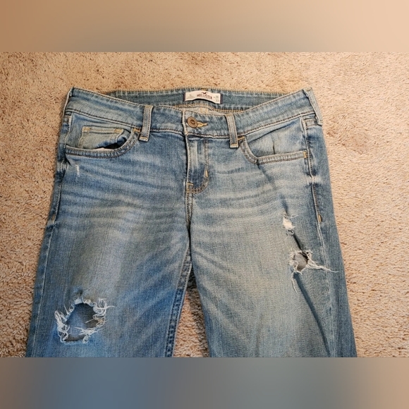 ❤️ HOLLISTER  JUNIORS DISTRESSED SKINNY JEANS 3L W 26 L 33 ❤️ - Picture 3 of 12